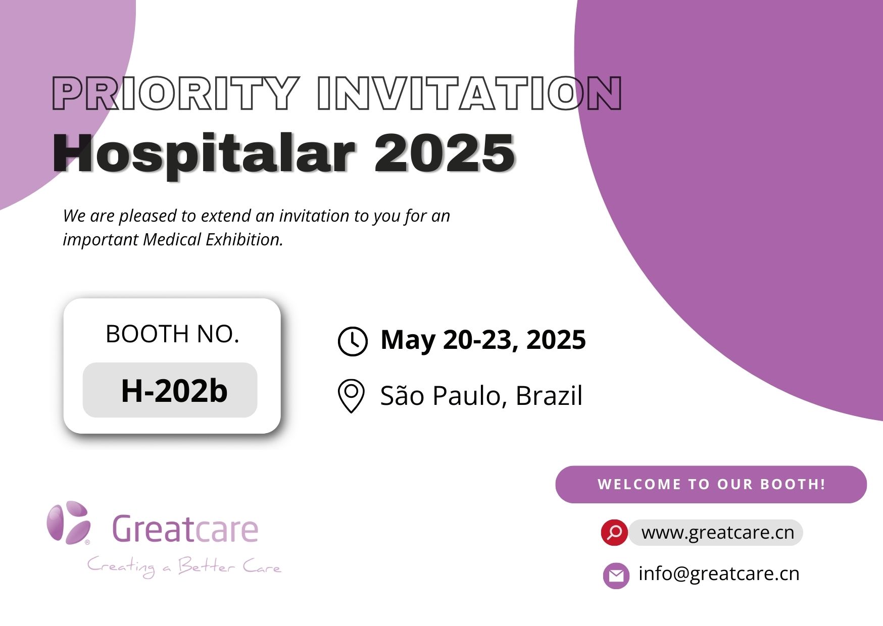 Anunț expozițional - Spitalul 2025
