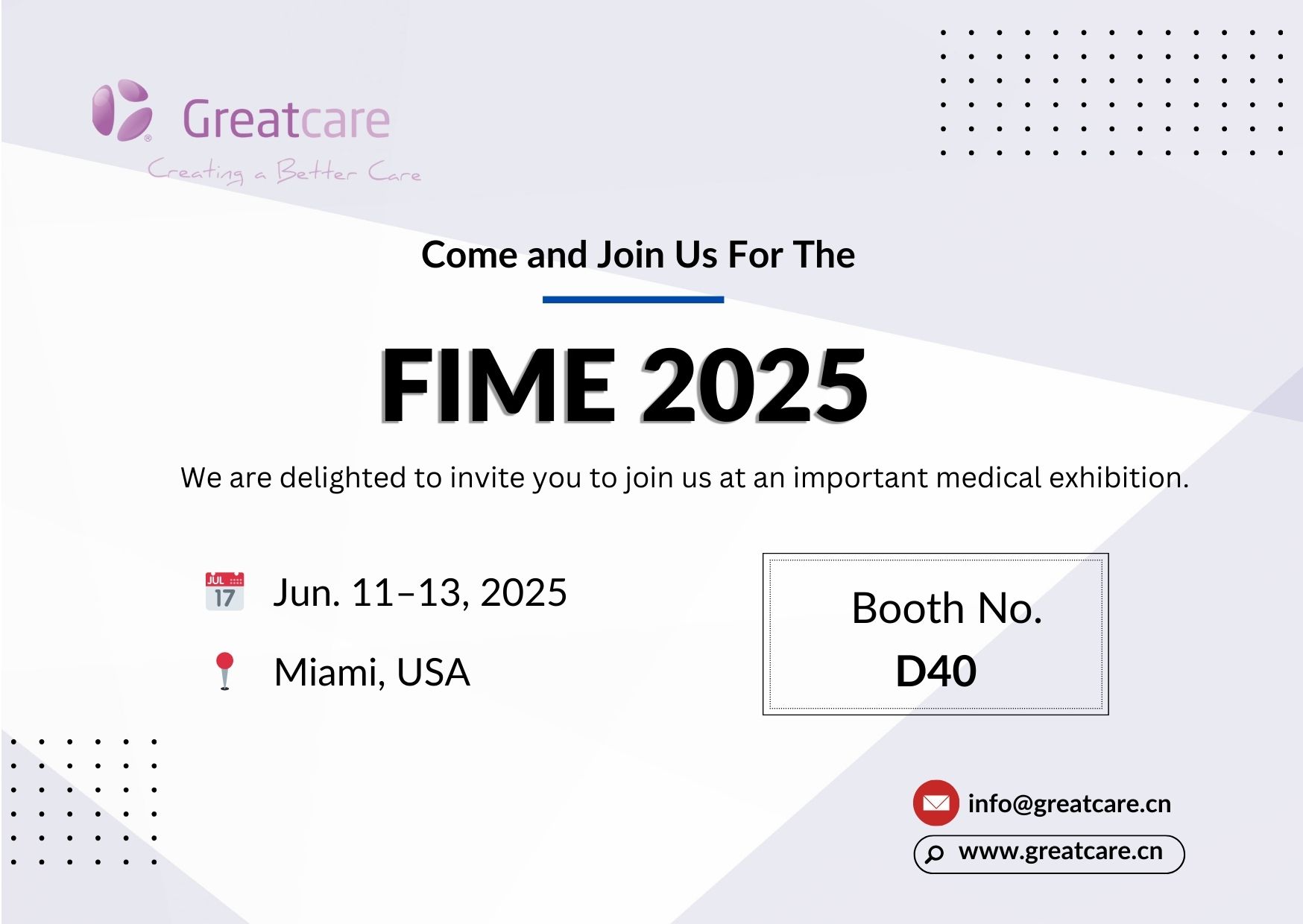 Anunț expozițional - FIME 2025